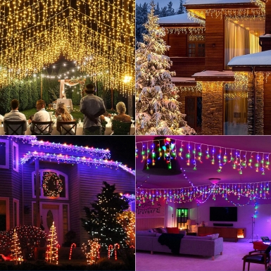 LED圣诞灯 - HCP154  LED透明线冰条灯